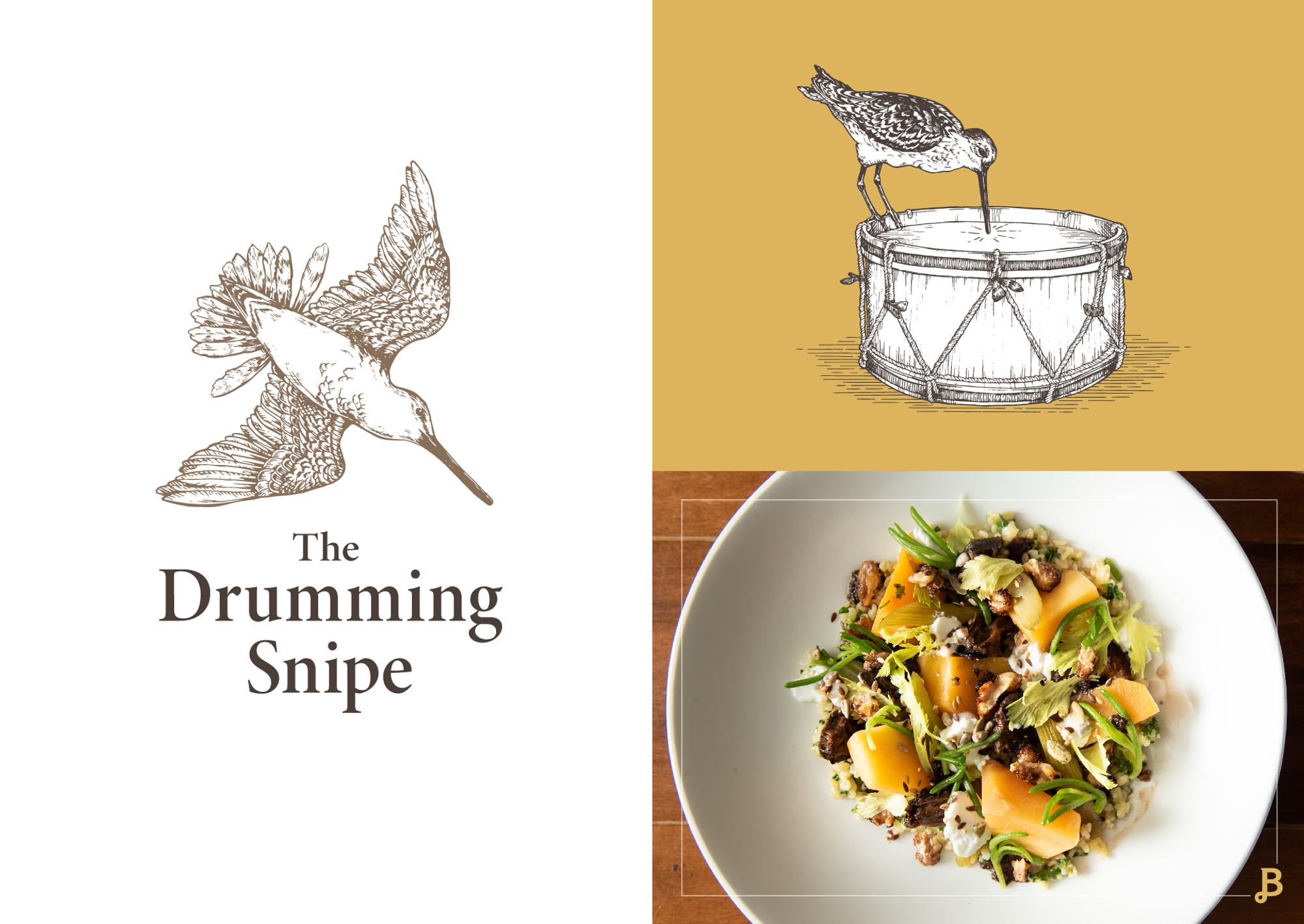 Brucan cs drumming snipe logo
