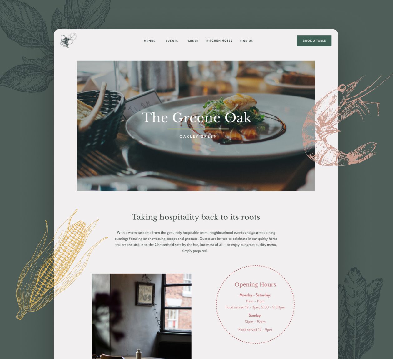 The Greene Oak Website